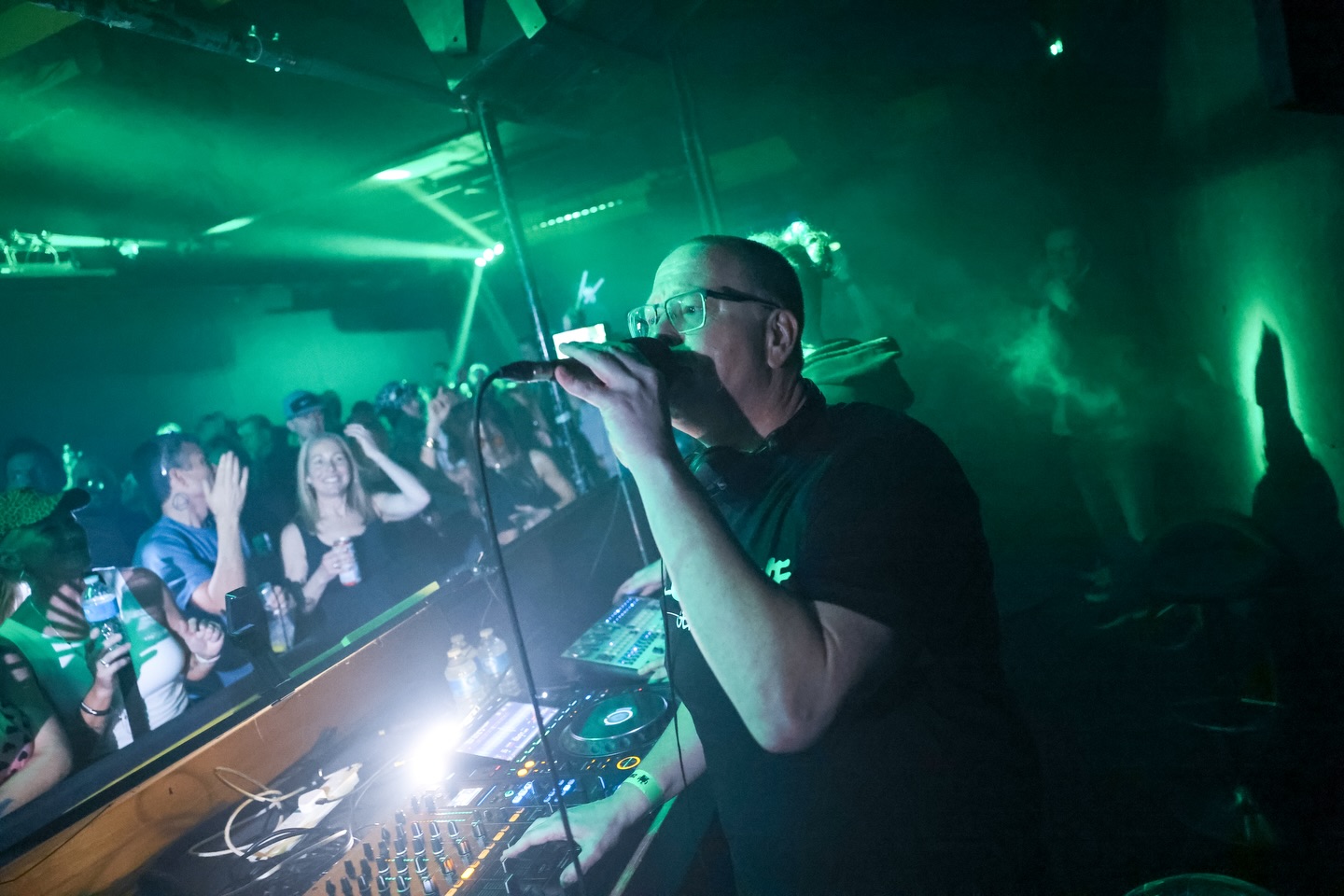 Rave crowd
